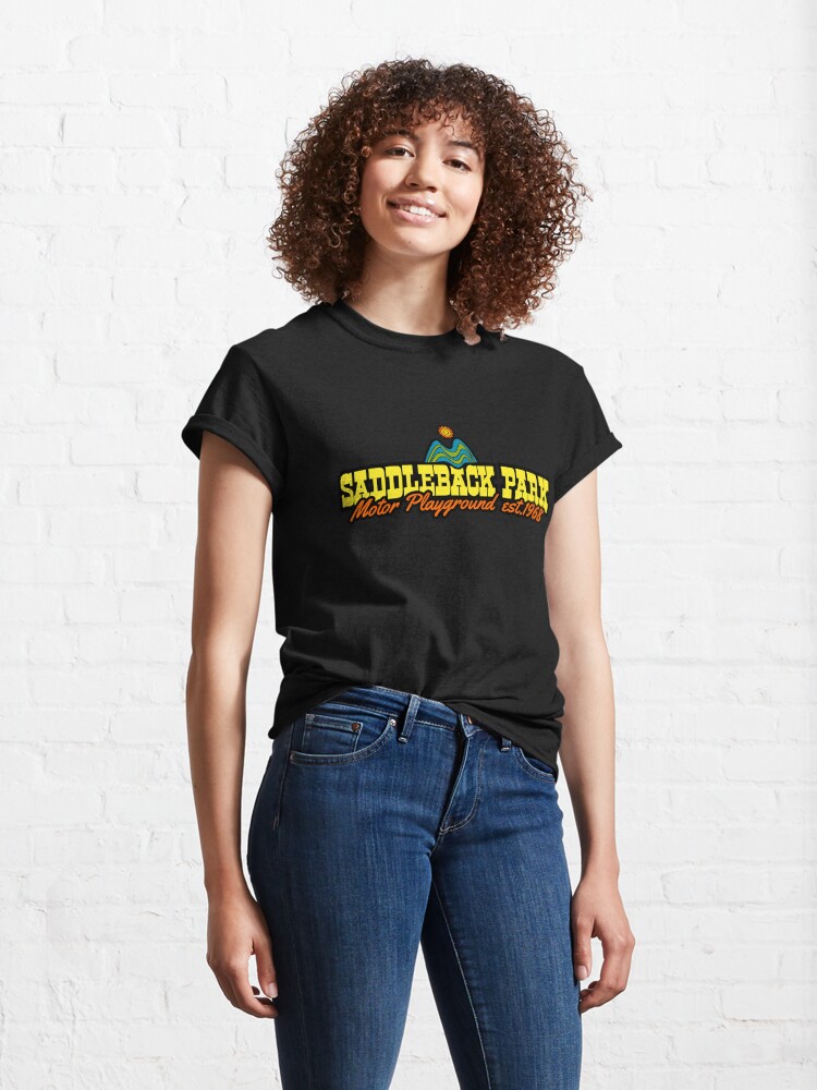 Alternate view of Saddleback Park Motor Playground est 1968 Logo Classic T-Shirt