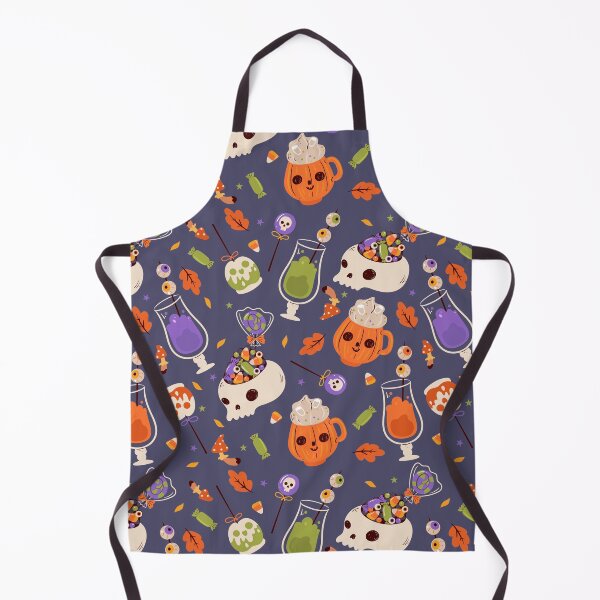 Item preview, pattern with halloween food designed and sold by burbura.
