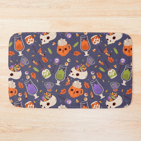 Item preview, pattern with halloween food designed and sold by burbura.