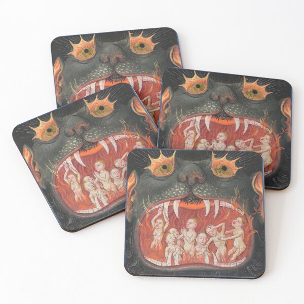 Item preview, The “hellmouth” the Hours of Catherine of Cleves designed and sold by Infernal  Designs.