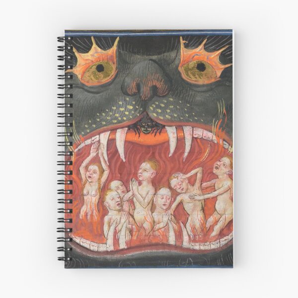 Item preview, The “hellmouth” the Hours of Catherine of Cleves designed and sold by Infernal  Designs.