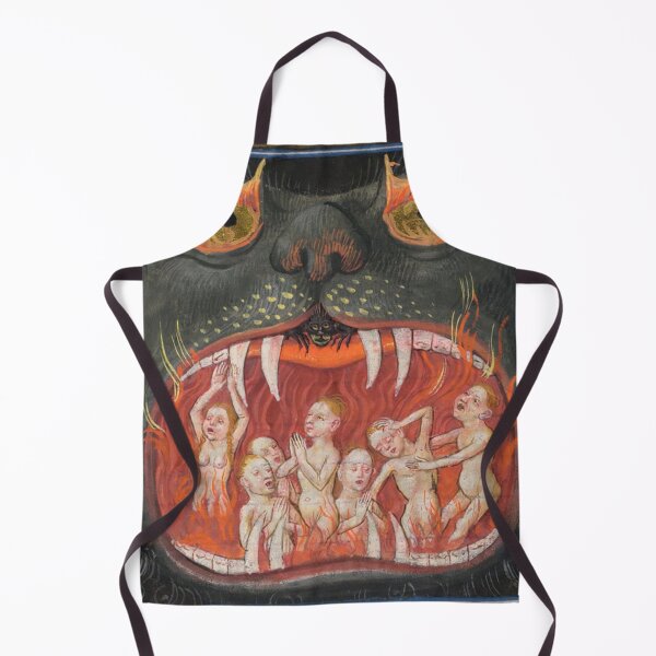 Item preview, The “hellmouth” the Hours of Catherine of Cleves designed and sold by Infernal  Designs.