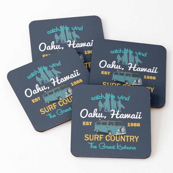 Item preview, The Great Kahuna Oahu Hawaii Country Surf designed and sold by maggot-meat.