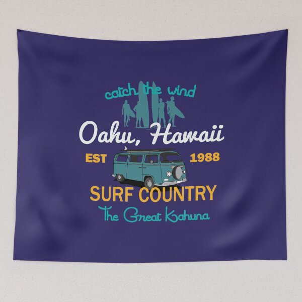 Item preview, The Great Kahuna Oahu Hawaii Country Surf designed and sold by maggot-meat.