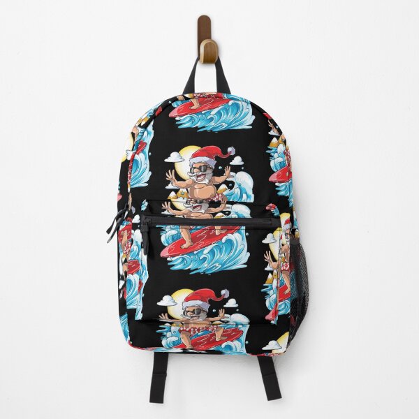 Item preview, Santa Hawaiian Surfing designed and sold by maggot-meat.