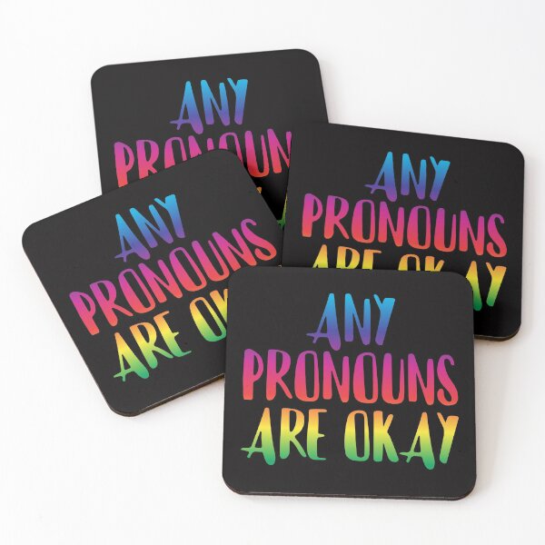 Item preview, Any Pronouns Are Okay designed and sold by RevolutionInPaint.