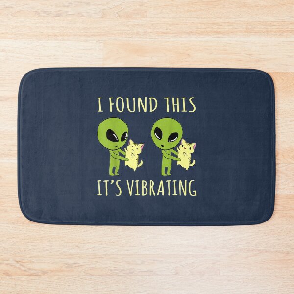 Item preview, I Found This Its Vibrating Funny Alien Cat  designed and sold by maggot-meat.