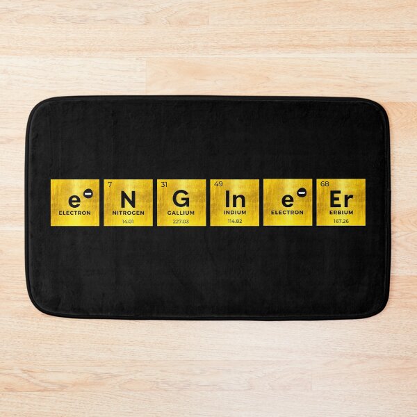 Item preview, Engineer Vers. 3 Unique Periodic Table Engineering designed and sold by PeriodicLabel.