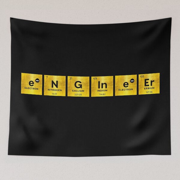 Item preview, Engineer Vers. 3 Unique Periodic Table Engineering designed and sold by PeriodicLabel.