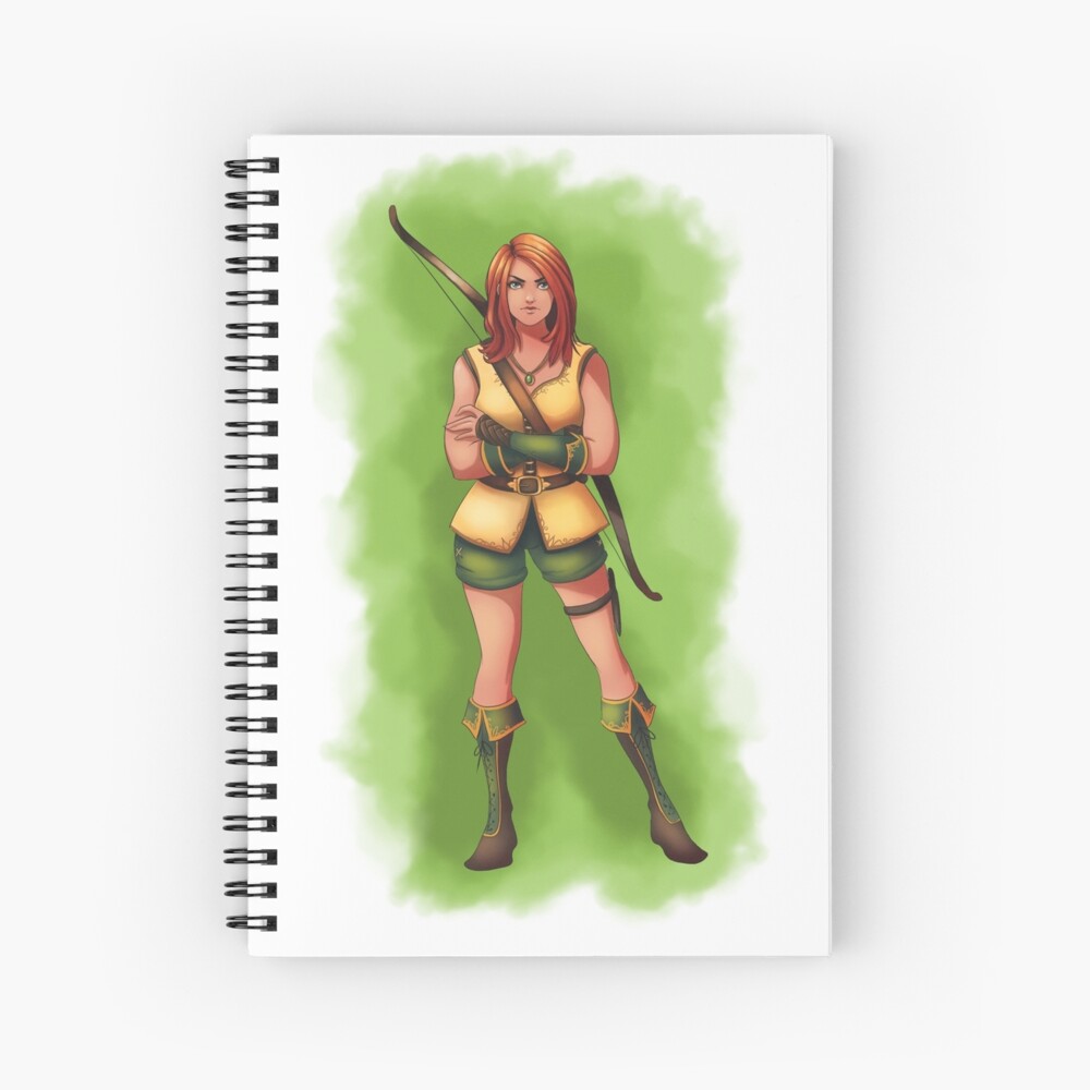 Huntress Hattie Spiral Notebook