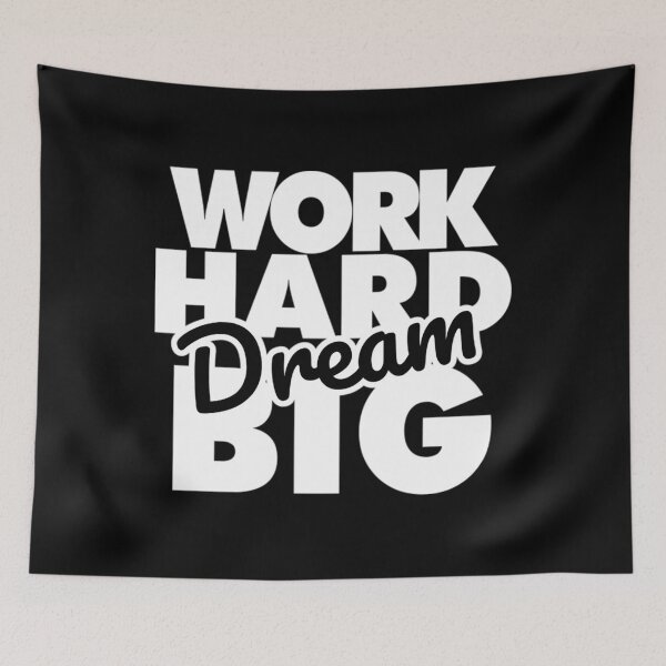 Item preview, Work Harder T-ShirtWork Hard Dream BIG  designed and sold by AndeBukin.