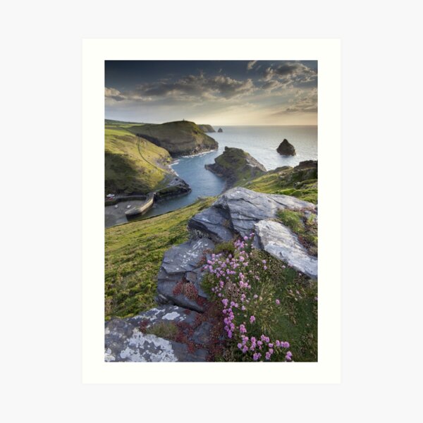 Cornwall : Boscastle Harbour Art Print