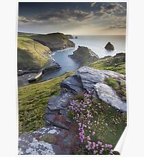 Cornwall : Boscastle Harbour Poster