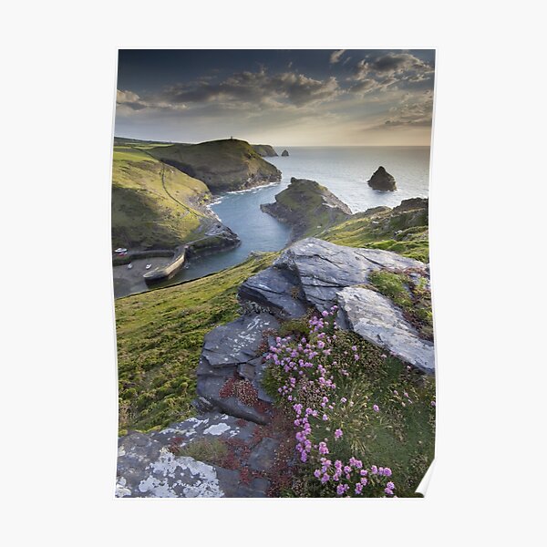 Cornwall : Boscastle Harbour Poster