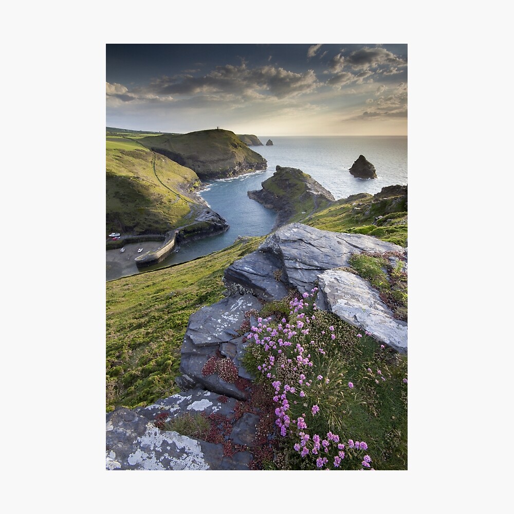Cornwall : Boscastle Harbour Photographic Print