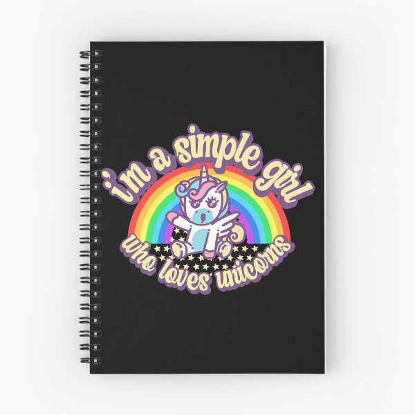 Item preview, I'm a simple girl who loves unicorns designed and sold by FurioInc.