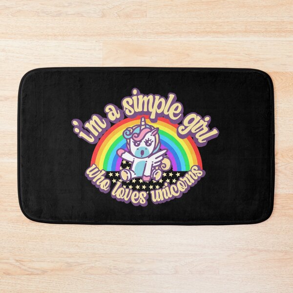 Item preview, I'm a simple girl who loves unicorns designed and sold by FurioInc.