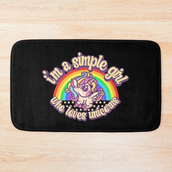 Item preview, I'm a simple girl who loves unicorns designed and sold by FurioInc.