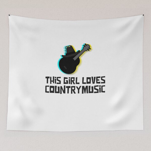 Item preview, This girl loves country music designed and sold by DesginTrend.