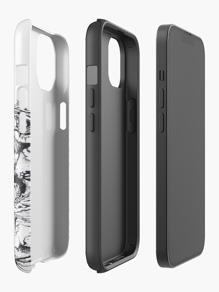 Thumbnail 2 of 4, iPhone Case, Majestic Lady, Ink Drawing designed and sold by Danielle Scott.
