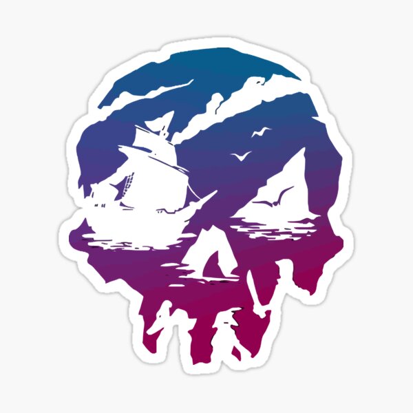 Meer der Diebe Wässrig Sticker
