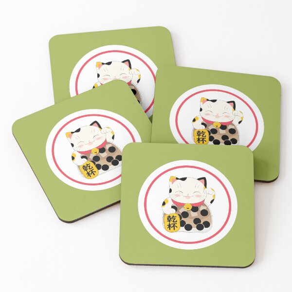 Item preview, Boba Cat (Magenta) designed and sold by Leveretta Chen.