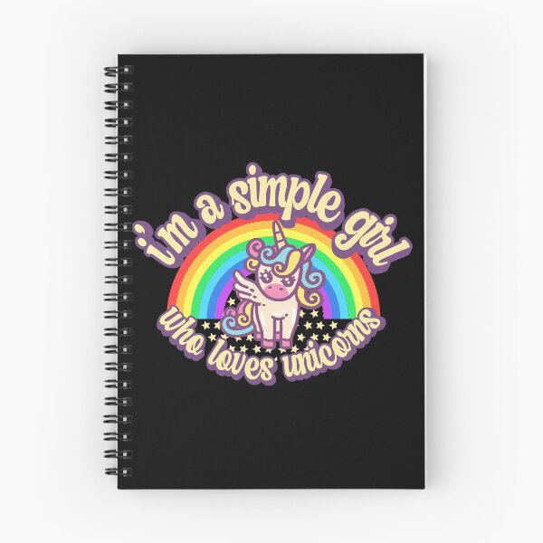 Item preview,  I'm a simple girl who loves unicorns designed and sold by FurioInc.