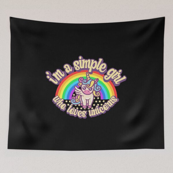 Item preview,  I'm a simple girl who loves unicorns designed and sold by FurioInc.