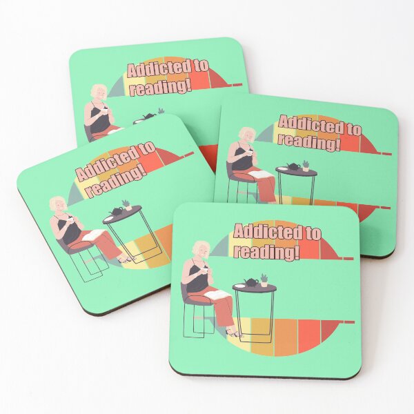 Item preview, Addicted to Reading  (Blond in chair)  designed and sold by CristalleLisa.