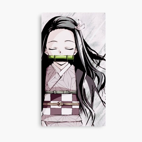 nezuko canvas painting