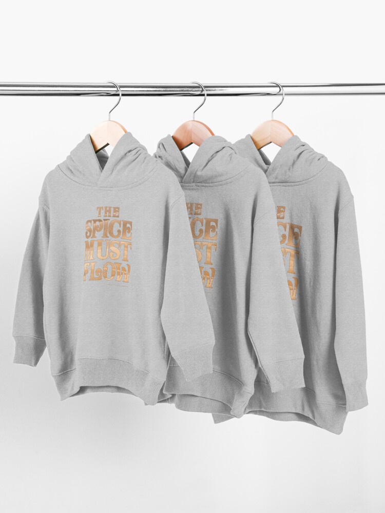 Alternate view of The Spice Must Flow, Dune Toddler Pullover Hoodie