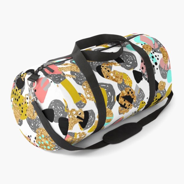 Item preview, LOLA -  abstract art painting modern trendy colors, gold foil, dots pattern decor designed and sold by cadinera.