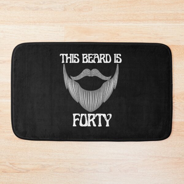 Item preview, Mens 40th Birthday Beard Shirt for Forty Year Old T-Shirt designed and sold by Bonucci-Tori.