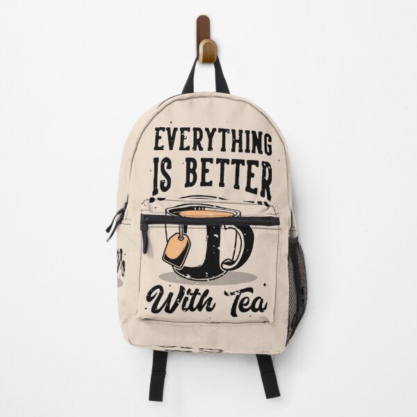 Item preview, Vintage Slogan Typography Everything Is Better with Tea T-shirt designed and sold by Peekonet.