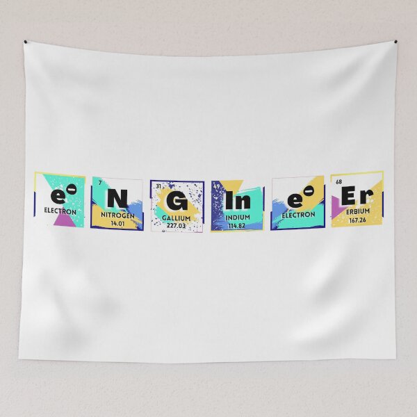 Item preview, Engineer Vers. 4 Unique Periodic Table Engineering designed and sold by PeriodicLabel.