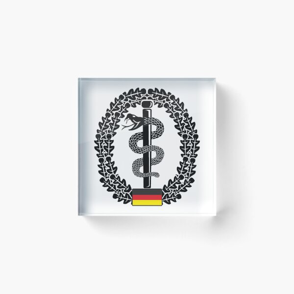 Item preview, Beret badge Bundeswehr medic black designed and sold by Justode.