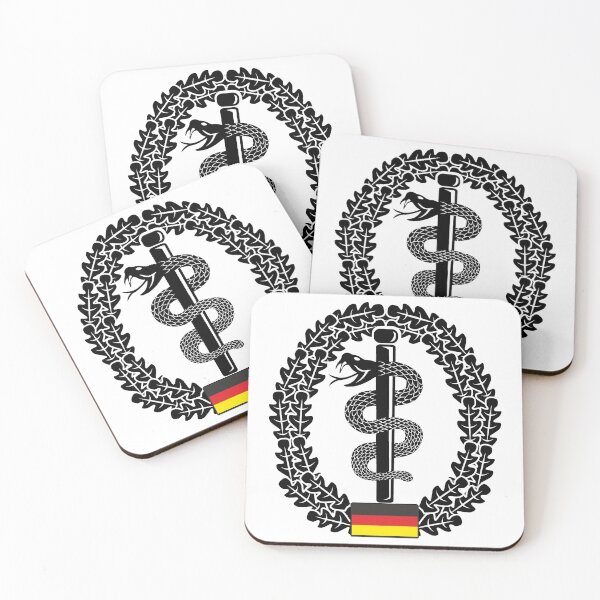 Item preview, Beret badge Bundeswehr medic black designed and sold by Justode.