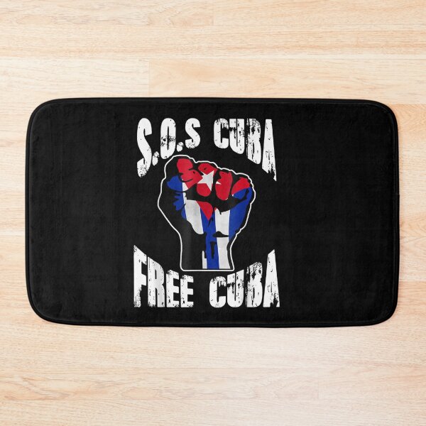 Item preview, Cuban Protest Fist Flag S.O.S. Cuba Libre #SOSCuba Libertad designed and sold by wilsonart91.