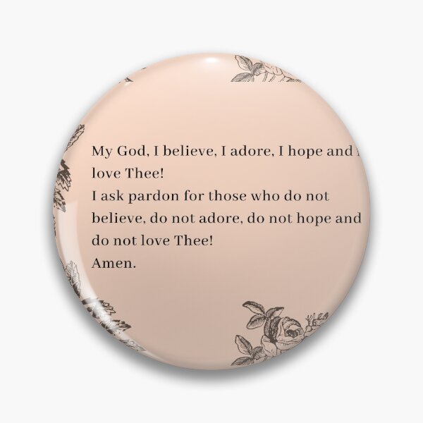 Item preview, Fatima prayer  designed and sold by PeriwinkleStars.