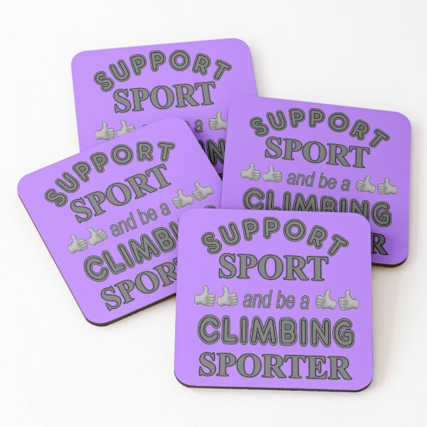 Item preview, Support Sport and be a Climbing Sporter designed and sold by captainpeter.
