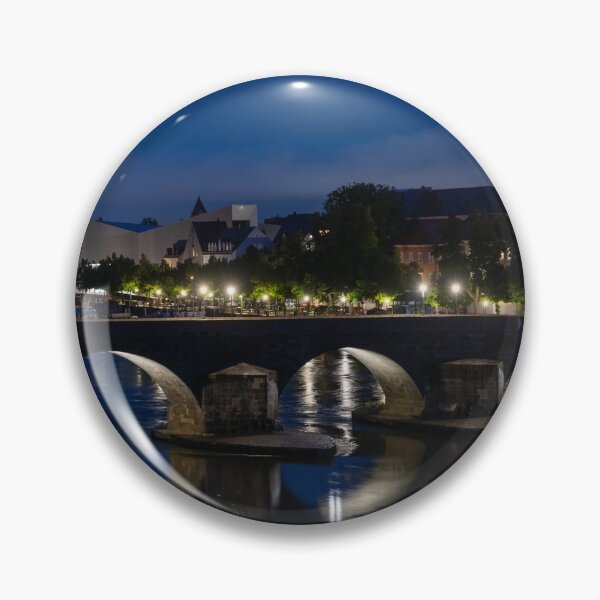 Item preview, The stone bridge in Regensburg at night. designed and sold by Ingo Gerlach.