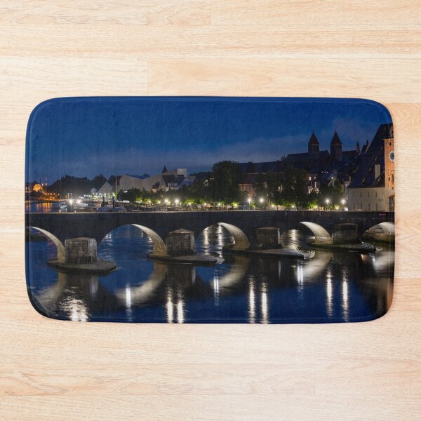 Item preview, The stone bridge in Regensburg at night. designed and sold by Ingo Gerlach.