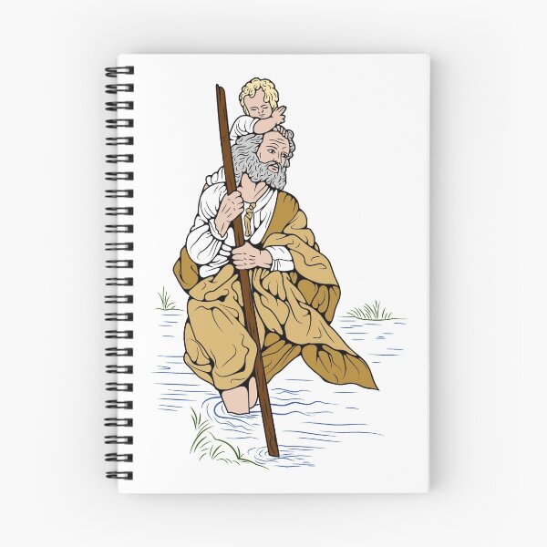 Item preview, ST CHRISTOPHER designed and sold by CatholicSaints.