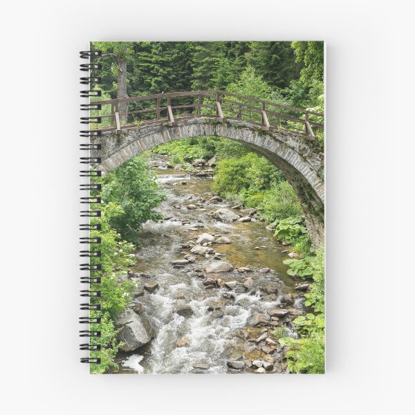 Item preview, Summer Mountain Vibe - Swift Creek Under an Old Stone Bridge designed and sold by Georgia Mizuleva.