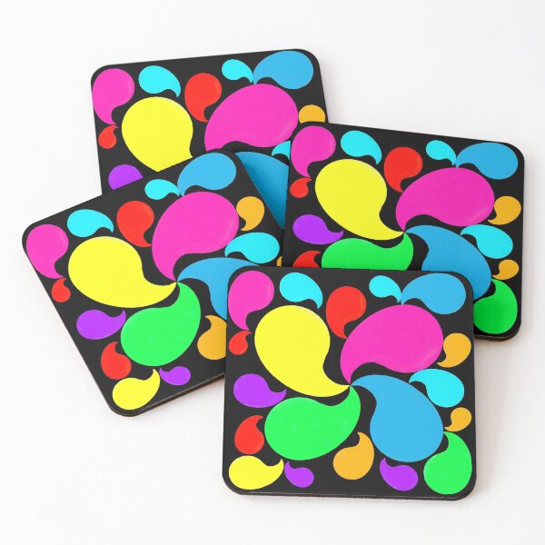 Item preview, colorful raindrops  designed and sold by Shirley cute art .