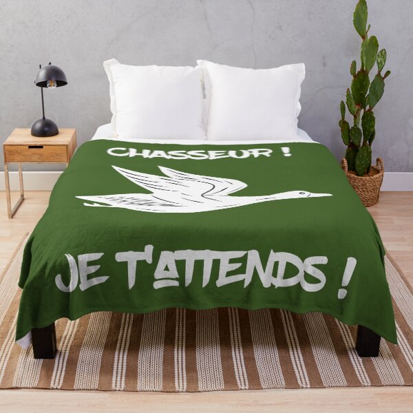 Aperçu de l'œuvre humour, chasseur ! je t'attends ! créée et vendue par loiret1958.