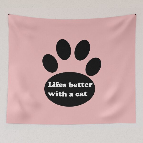 Item preview, Lifes better with a cat designed and sold by fil00.