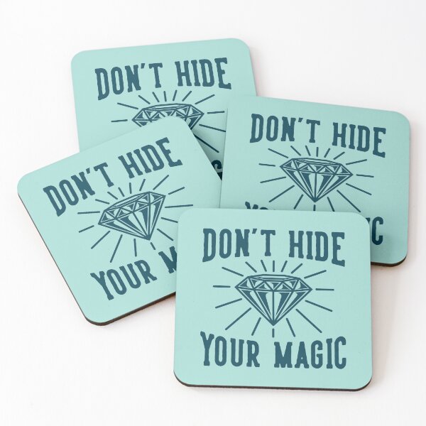 Item preview, Vintage Slogan Typography Hide your Magic designed and sold by Peekonet.