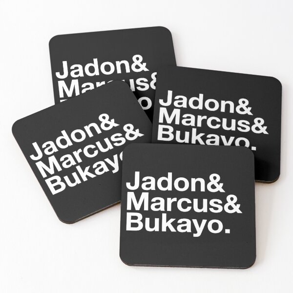 Item preview, Jadon & Marcus & Bukayo Black / White designed and sold by Africanism.