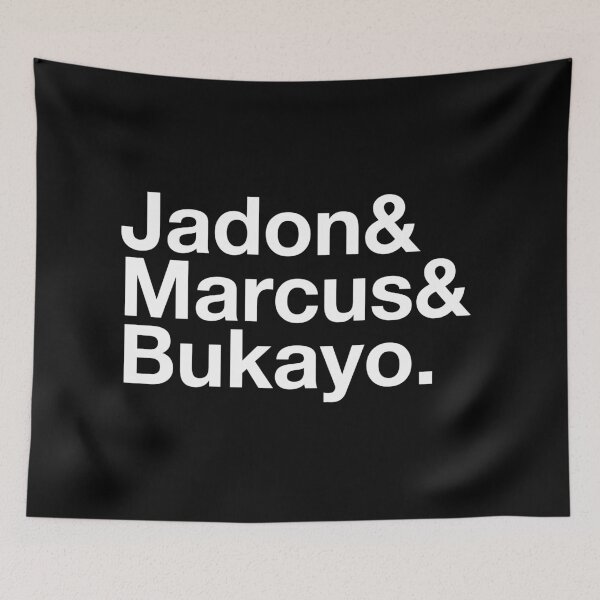 Item preview, Jadon & Marcus & Bukayo Negro / Blanco designed and sold by Africanism.